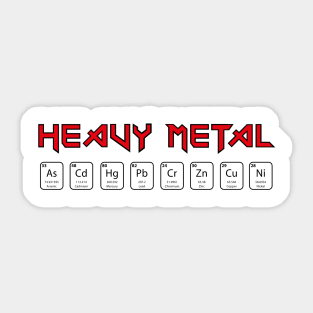 Heavy Metals Sticker